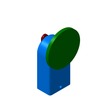 3DXML-file for the model "sliding mechanism and crank of the oscillating cylinder"