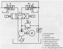 Switching scheme for two hydraulically actuated multi-plate clutches in a two-speed transmission