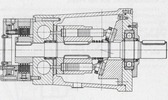 Axial piston motor with hydraulic ventilated multi-disc brake