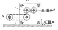 Stand to simulate the Calendering Process - Cross section A-A