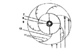Wind rotor - top view