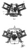 Pneumatic Engine in V Configuration - Cross Section