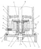 Driving System for Motor Vehicle Alternator - Axial Section
