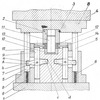 Bearing Inner Ring Pressing Device - Axial Section at Process End