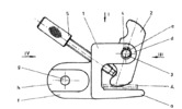 Clamp binding to the ground - Side view of the clamp