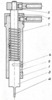 Automatic Stop Device for Circular Crocheting Machine with Cylinder and Disk - Axial Section