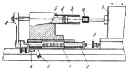 LEVER-TYPE GAUGING DEVICE FOR AN INTERNAL GRINDER