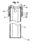 Cross-sectional view of a first column assembly for an extensible ladder.