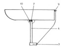 Side view of a variant of construction, with the functional stabilizer