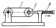 SPRING-OPERATED TENSION PULLEY