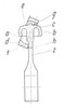 Side view of section through the ball joint assembly with mounting position