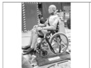Retention systemof  the wheelchair using a belt.