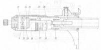 Longitudinal section through micrometric device
