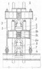 Jack for self-erecting floating platform handling I, lateral view
