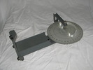 Large optical disk and semi-circular lens