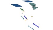 Explosionsansicht welche den Mechanismus mit der dmgId 2761025 zeigt