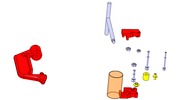Explosionsansicht welche den Mechanismus mit der dmgId 2805025 zeigt