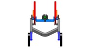 Ansicht von vorn welche den Mechanismus mit der dmgId 2829025 in Position P1 zeigt