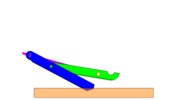 Ansicht von links welche den Mechanismus mit der dmgId 2830025 in Position P0 zeigt