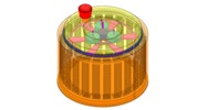 WRL-file for the model "salad spinner"