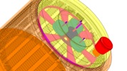 Vierfachansicht welche den Mechanismus mit der dmgId 2831025 zeigt
