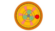 Ansicht von oben welche den Mechanismus mit der dmgId 2831025 in Position P0 zeigt
