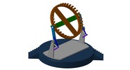 ISO-Ansicht welche den Mechanismus mit der dmgId 3068025 in Position P20 zeigt