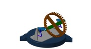 ISO-Ansicht welche den Mechanismus mit der dmgId 3068025 in Position P00 zeigt