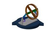 ISO-Ansicht welche den Mechanismus mit der dmgId 3068025 in Position P10 zeigt