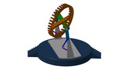 ISO-Ansicht welche den Mechanismus mit der dmgId 3068025 in Position P17 zeigt