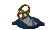 ISO-Ansicht welche den Mechanismus mit der dmgId 3068025 in Position P07 zeigt