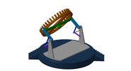 ISO-Ansicht welche den Mechanismus mit der dmgId 3068025 in Position P05 zeigt
