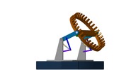 Ansicht von vorn welche den Mechanismus mit der dmgId 3068025 in Position P03 zeigt