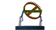 Ansicht von vorn welche den Mechanismus mit der dmgId 3068025 in Position P12 zeigt