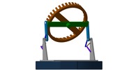 Ansicht von vorn welche den Mechanismus mit der dmgId 3068025 in Position P17 zeigt
