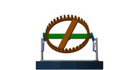 Ansicht von vorn welche den Mechanismus mit der dmgId 3068025 in Position P01 zeigt