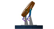 Ansicht von vorn welche den Mechanismus mit der dmgId 3068025 in Position P19 zeigt