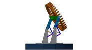 Ansicht von vorn welche den Mechanismus mit der dmgId 3068025 in Position P14 zeigt