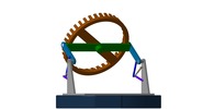 Ansicht von vorn welche den Mechanismus mit der dmgId 3068025 in Position P07 zeigt