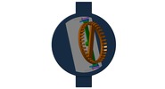 Ansicht von oben welche den Mechanismus mit der dmgId 3068025 in Position P14 zeigt