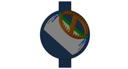 Ansicht von oben welche den Mechanismus mit der dmgId 3068025 in Position P05 zeigt