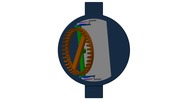 Ansicht von oben welche den Mechanismus mit der dmgId 3068025 in Position P09 zeigt