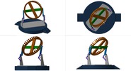 Vierfachansicht welche den Mechanismus mit der dmgId 3068025 in Position P20 zeigt