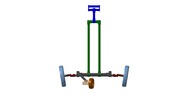 Ansicht von vorn welche den Mechanismus mit der dmgId 3077025 in Position P01 zeigt