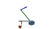 Ansicht von rechts welche den Mechanismus mit der dmgId 3077025 in Position P05 zeigt