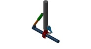 ISO-Ansicht welche den Mechanismus mit der dmgId 3086025 in Position P09 zeigt