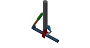 ISO-Ansicht welche den Mechanismus mit der dmgId 3086025 in Position P12 zeigt