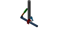 ISO-Ansicht welche den Mechanismus mit der dmgId 3086025 in Position P08 zeigt
