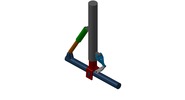 ISO-Ansicht welche den Mechanismus mit der dmgId 3086025 in Position P13 zeigt