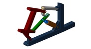 ISO-Ansicht welche den Mechanismus mit der dmgId 3101025 in Position P19 zeigt